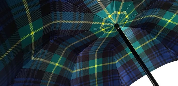 Çadër për meshkuj të punuar me dorë - Dizajn Tartan - Image 3