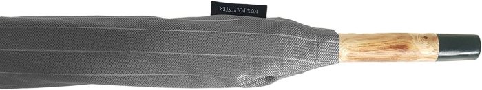 Çadër gri e punuar me dorë - Dorezë prej druri të hirit natyral - Image 3