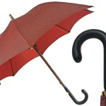 Çadër klasike për meshkuj me dorezë lëkure