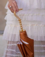 Çadra luksoze "Il Marchesato" e punuar me dorë me flori 24K - Image 3