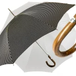 Çadër klasike me vija bardh e zi