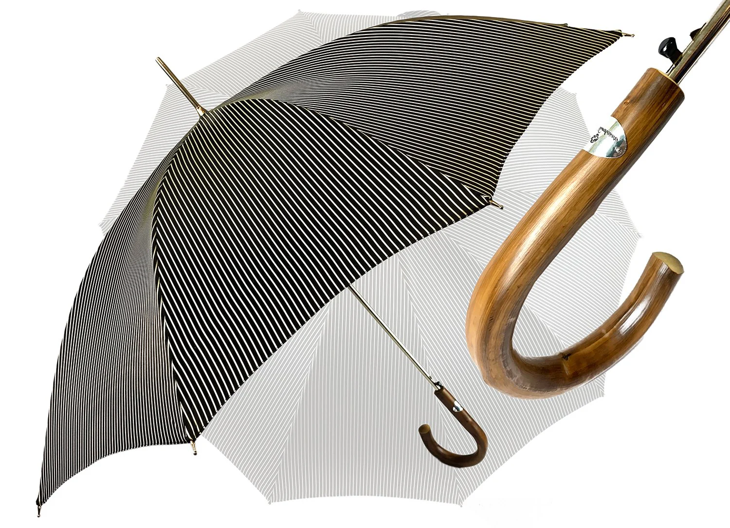 4-522_2048x2048 Çadër klasike me vija bardh e zi - Image 1