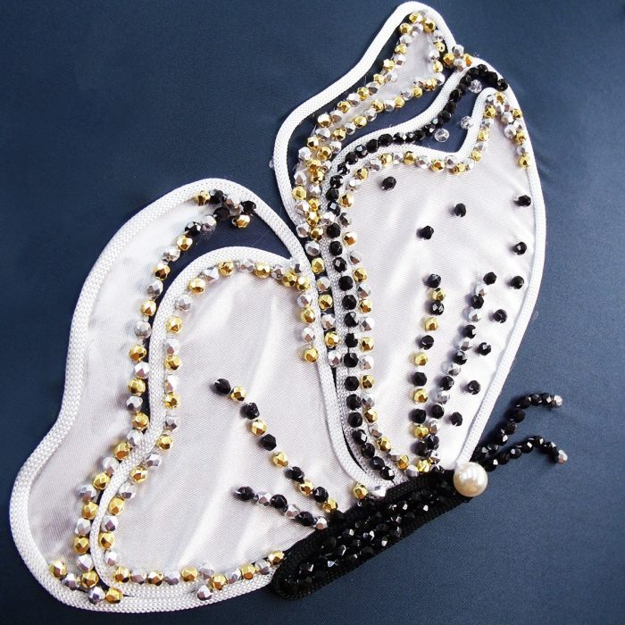 Çadra fantastike për femra me flutura të qëndisura - Image 3