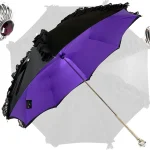 Koleksion i kufizuar - çadër me dantellë të zezë - ekskluzive "ilMarchesato"