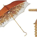 Çadra luksoze "Il Marchesato" e punuar me dorë me flori 24K