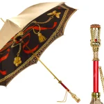 Çadër - il Marchesato me dorezë e dekoruar me flori 24K