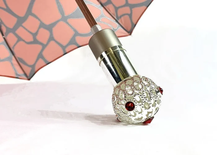 Çadër e palosshme e zezë dhe e kuqe - Image 2