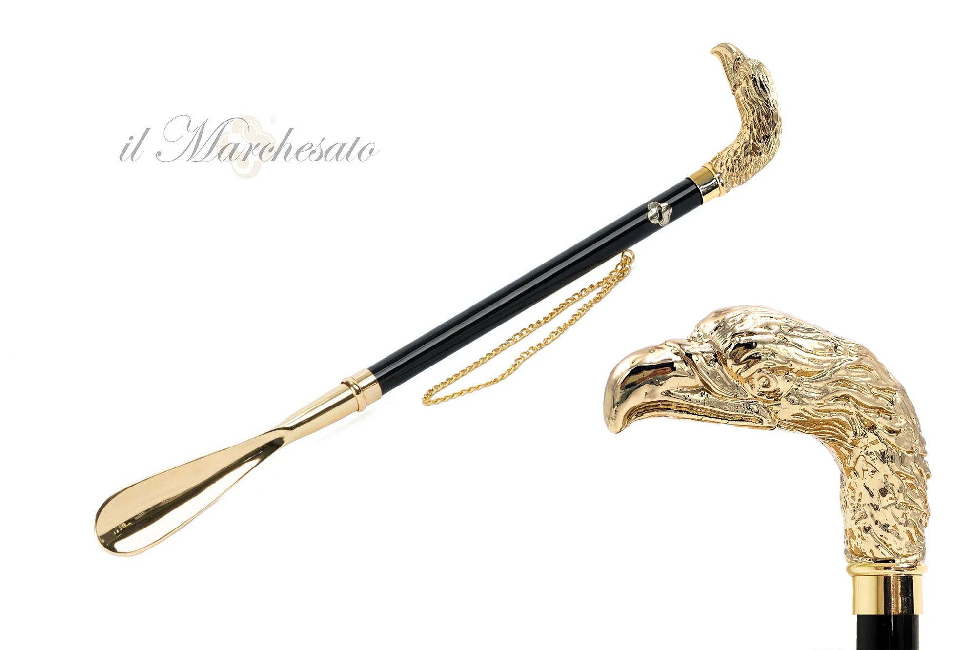 C2035_2048x2048 Lugë Këpucësh - il Marchesato e veshur me flori 24K - Image 1