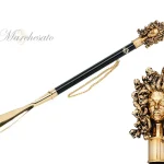 Lugë Këpucësh - il Marchesato , me ikonën "Medusa" e lyer në flori 24K
