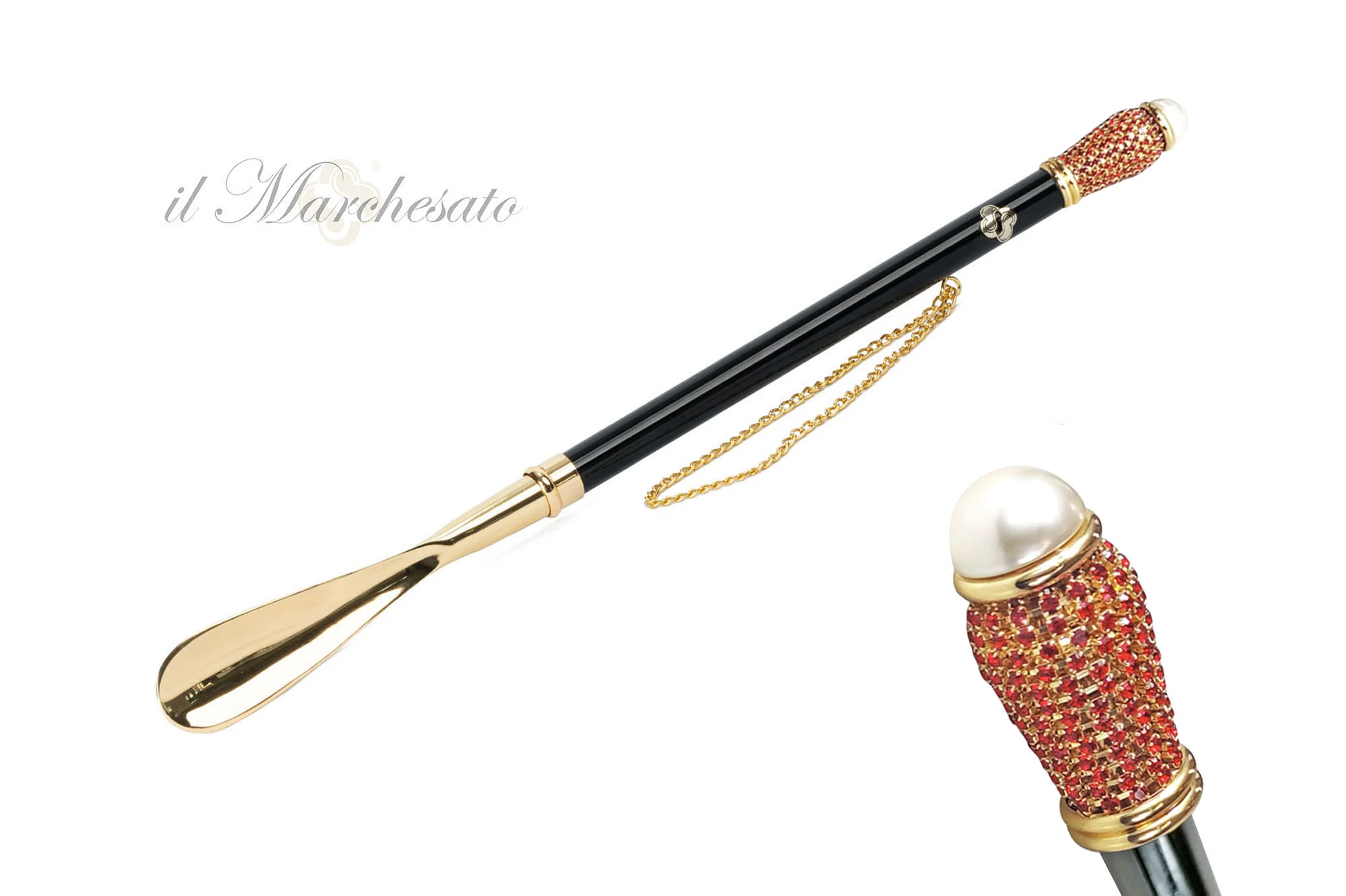 C705GS_2048x2048 Lugë Këpucësh - il Marchesato dekoruar me kristale - Image 1