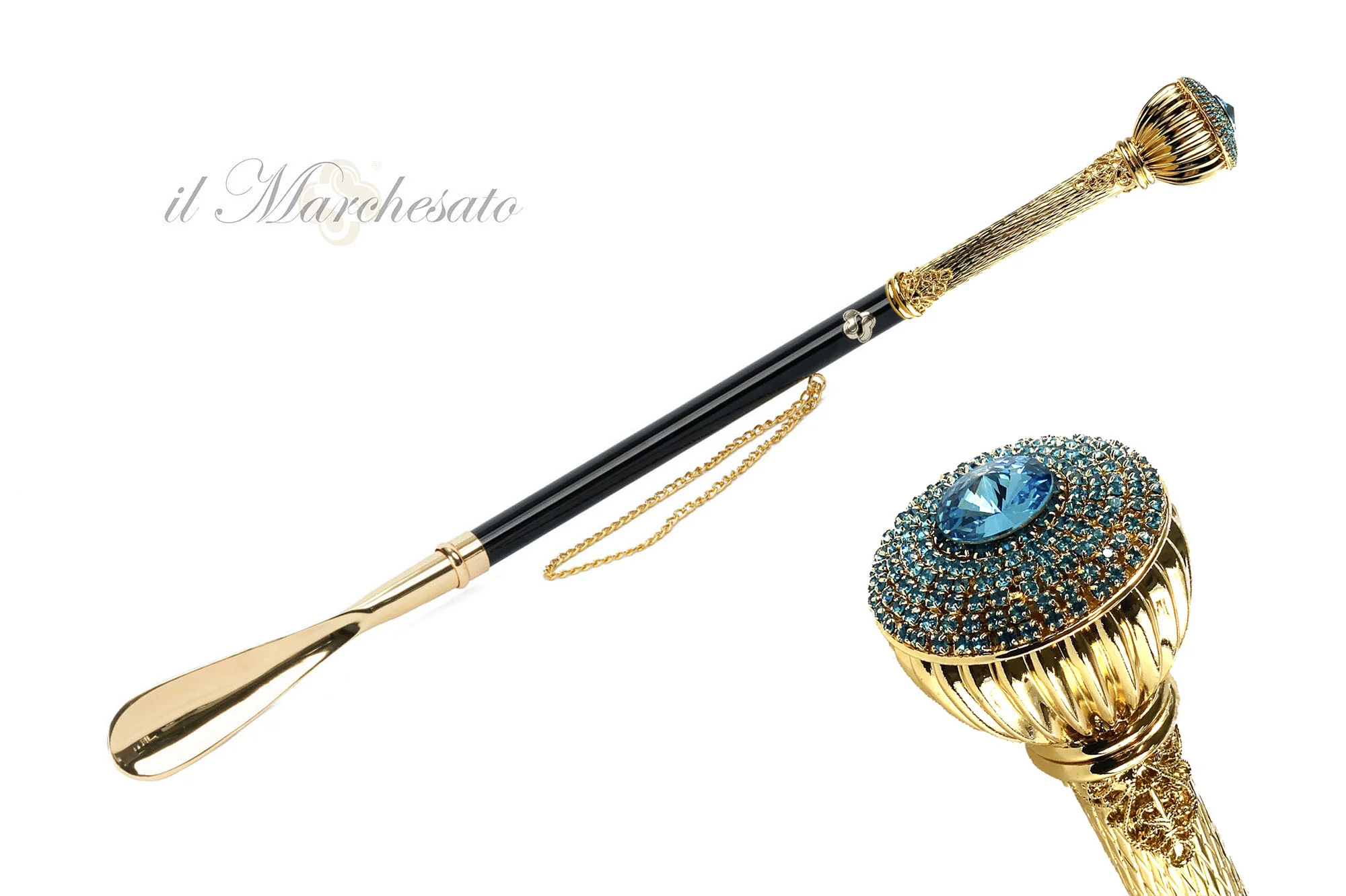 C723_2048x2048 Lugë Këpucësh - il Marchesato dekoruar me kristale - Image 1