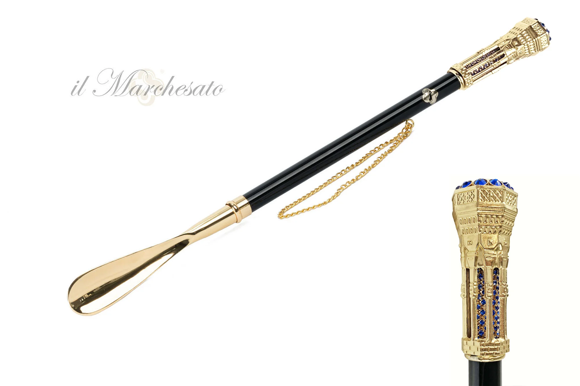 C786GZ_2048x2048 Lugë Këpucësh - il Marchesato e veshur me flori 24K - Image 1