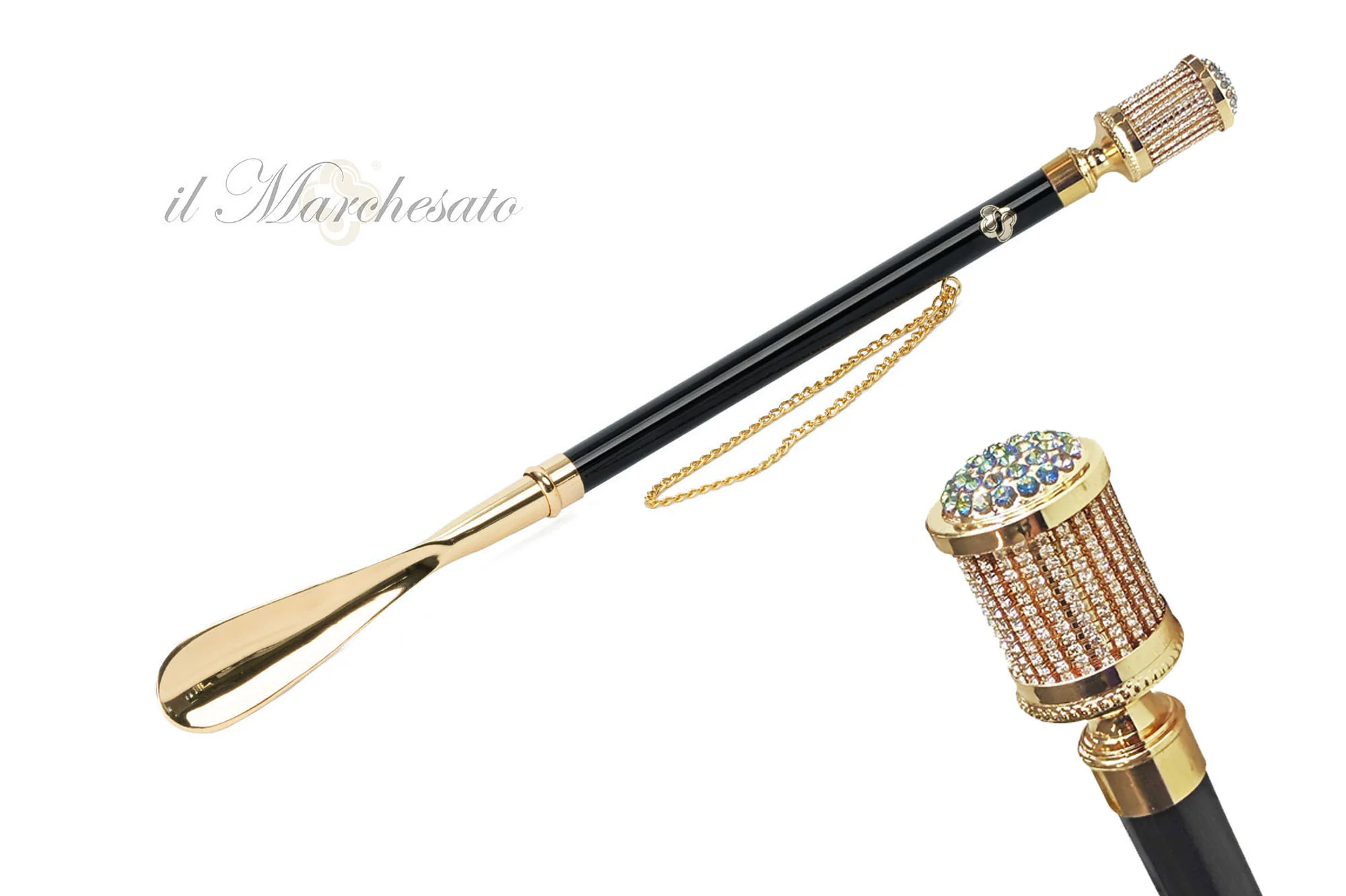 C811_2048x2048 Lugë Këpucësh - il Marchesato dekoruar me kristale - Image 1