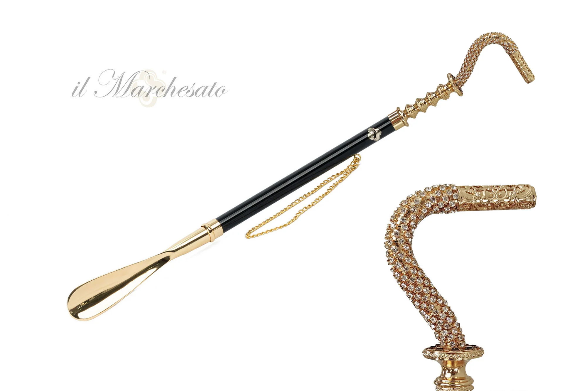 C819_2048x2048 Lugë Këpucësh - il Marchesato dekoruar me kristale - Image 1