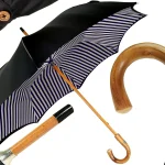 Çadër dopio pëlhure për meshkuj - Dizajn me vija blu