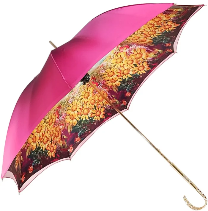 Çadër - il Marchesato me dorezë të larë ne flori 24K - Image 2