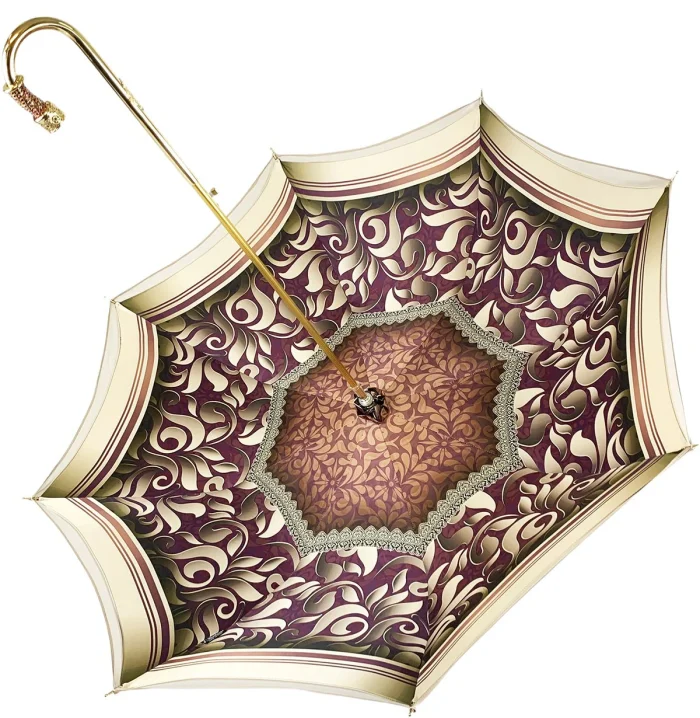 Çadër - il Marchesato me dorezë të larë ne flori 24K - Image 3