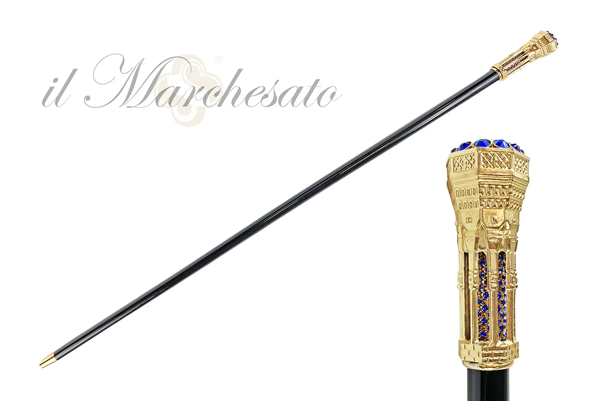 B786GZ_2048x2048 BASTUN - il Marchesato me kristale blu - Image 1