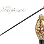 BASTUN - il Marchesato i punuar me dorë me kristale dhe perla