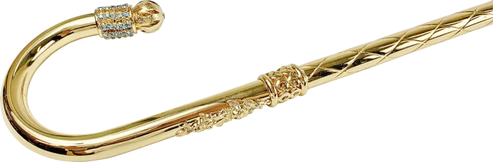 Bastun luksoz  i veshur me ar 24K - Image 2