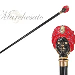 BASTUN për zonja me ikonën "Testa di moro" - il Marchesato