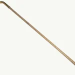 Bastun elegante  e veshur me kristale Swarovski - dorezë lëkure