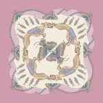 Foulard in Seta - Animali Rosa