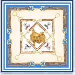 Foulard in Seta - Azzurro