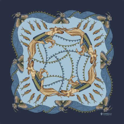 Foulard in Seta - Blu