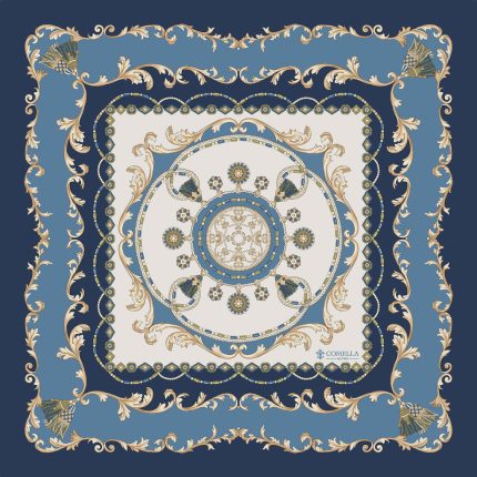 Foulard in Seta - Blu