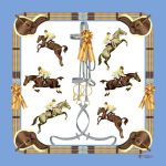 Foulard in Seta - Cavalli Azzurro