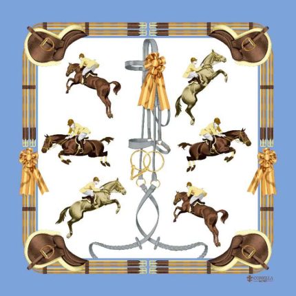 Foulard in Seta - Cavalli Azzurro