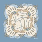 Foulard in Seta - Celeste