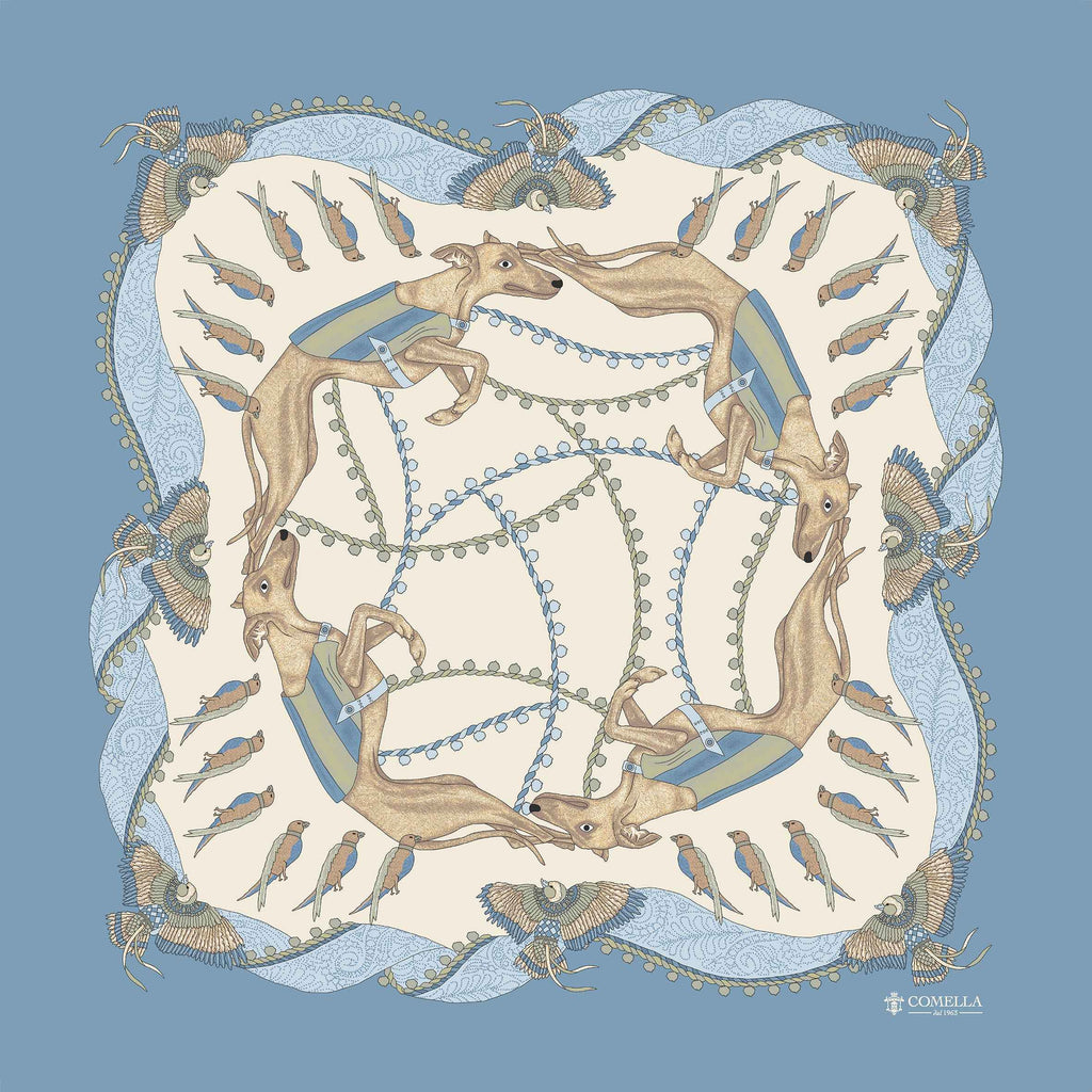 Foulard in Seta - Celeste Foulard in Seta - Celeste