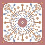 Foulard in Seta - Chiavi Carne