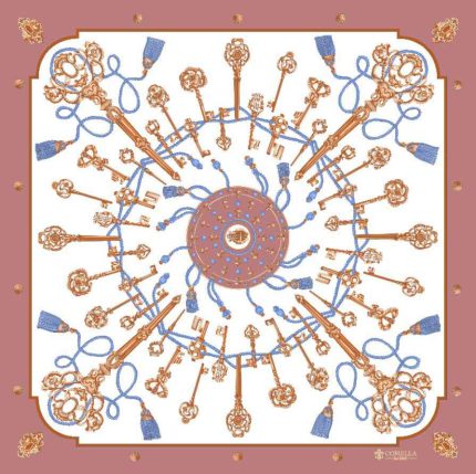 Foulard in Seta - Chiavi Carne