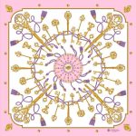 Foulard in Seta - Chiavi Rosa
