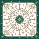 Foulard in Seta - Chiavi Verde