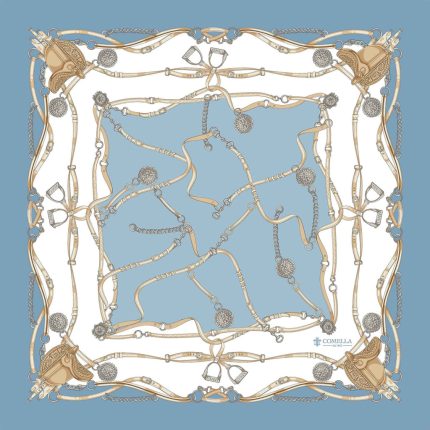 Foulard in Seta - Cielo