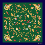 Foulard in Seta - Fantasia Blu