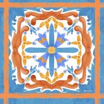 Foulard in Seta - Fantasia Blu