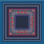 Foulard in Seta - Fantasia Blu