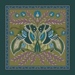 Foulard in Seta - Fantasia Verde