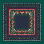 Foulard in Seta - Fantasia Verde