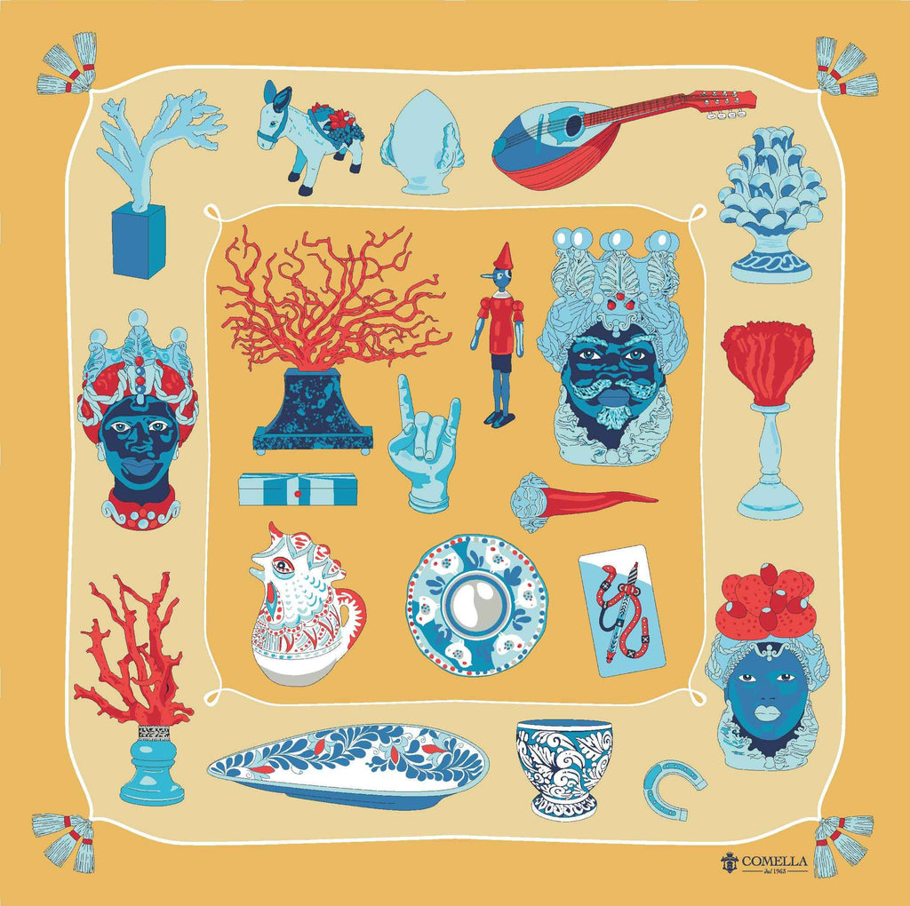 Foulard in Seta - Giallo Foulard in Seta - Giallo