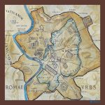 Foulard in Seta - Mappa Marrone