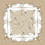 Foulard in Seta - Oro