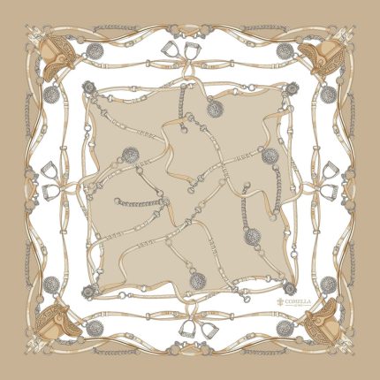 Foulard in Seta - Oro