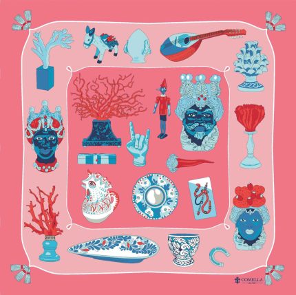 Foulard in Seta - Rosa