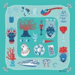 Foulard in Seta - Turchese